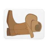 Cowboy Pet en Boot Magneet (Horizontaal)