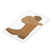 Cowboy Pet en Boot Magneet (Linkerzijde)