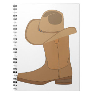 Cowboy Pet en Boot Notitieboek