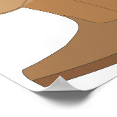 Cowboy Pet en Boot Poster (Hoek)