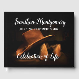 Cowboy Pet en Boots Celebration of Life Gastenboek