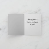 Cowboy pet en oude tin emaille koffiepot verjaarda kaart (Binnen)