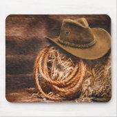 Cowboy Pet en Rope Muismat (Voorkant)