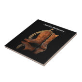 Cowboy Pet en Rope Tegeltje (Zijkant)