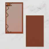 Cowboy Pet en Touw  Visitekaartje (Voorkant / Achterkant)