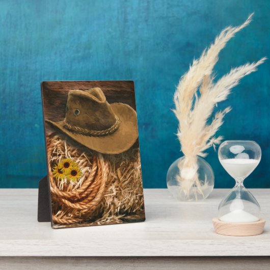 Cowboy Pet Fotoplaat (Zijkant)