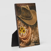 Cowboy Pet Fotoplaat (Zijkant)