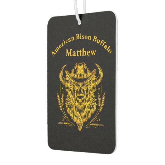 Cowboy Pet Golden Buffalo Art Luchtverfrisser (Links)