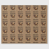 Cowboy Pet Horse Proud Texan Cadeaupapier (Vlak)
