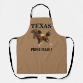 Cowboy Pet Horse Proud Texan Schort (Voorkant)