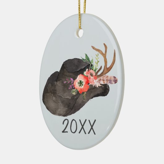 Cowboy Pet Keepomwille  keramisch Ornament (Links)