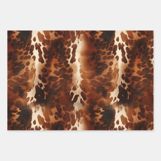 Cowboy Pet Koeienhuid Inpakpapier Vel (Voorkant 3)