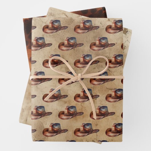 Cowboy Pet Koeienhuid Inpakpapier Vel (In situ)