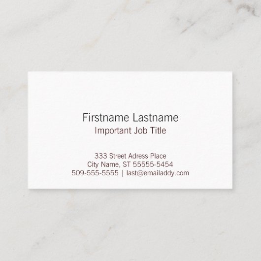 Cowboy Pet Letterpress Style Visitekaartje (Achterkant)