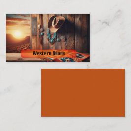 Cowboy Pet met zuidwestelijke deken en sieraden Visitekaartje