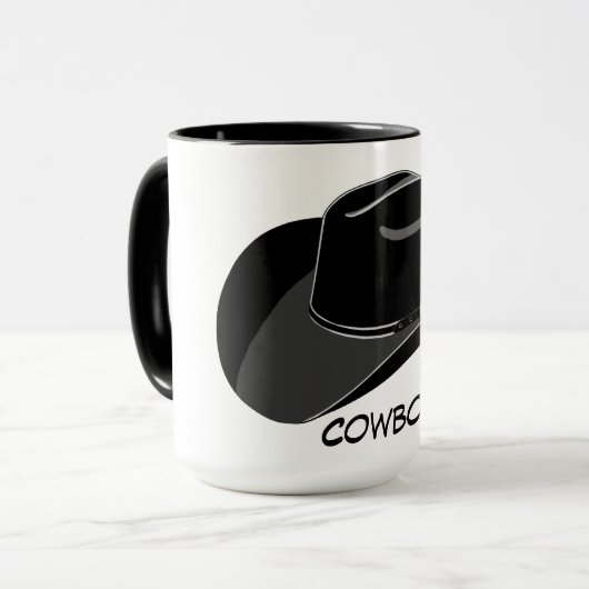 Cowboy pet mok (Voorkant links)