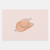 Cowboy Pet Neutral Beige Inpakpapier Vel (Voorkant 3)