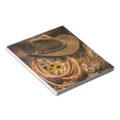 Cowboy Pet Notitieblok (Schuin)