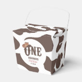 Cowboy Pet ONE Eerste Rodeo 1e Verjaardagsfeest Bedankdoosjes (Voorkant Zijde)