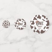 Cowboy Pet ONE Eerste Rodeo 1e Verjaardagsfeest Confetti (Voorkanten)