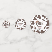 Cowboy Pet ONE Eerste Rodeo 1e Verjaardagsfeest Confetti (Achterkanten)