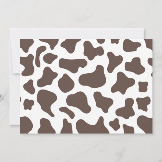 Cowboy Pet ONE Eerste Rodeo 1e Verjaardagsfeest Kaart (Achterkant)