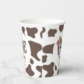 Cowboy Pet ONE Eerste Rodeo 1e Verjaardagsfeest Papieren Bekers (Rechts)