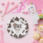 Cowboy Pet ONE Eerste Rodeo 1e Verjaardagsfeest Papieren Bordje (Feest)