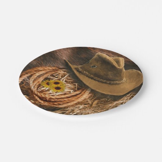 Cowboy Pet Papieren Bordje (Gekanteld)