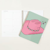 Cowboy Pet Preppy roze en groen Planner (Display)