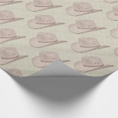 Cowboy Pet Print Wrapping Paper Cadeaupapier (Hoek)