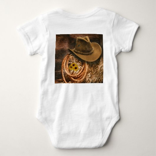 Cowboy Pet Romper (Achterkant)