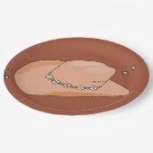 Cowboy Pet Rust Terracotta Papieren Bordje (Gekanteld)