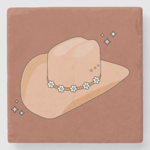 Cowboy Pet Rust Terracotta Stenen Onderzetter