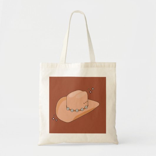 Cowboy Pet Rust Terracotta Tote Bag (Voorkant)