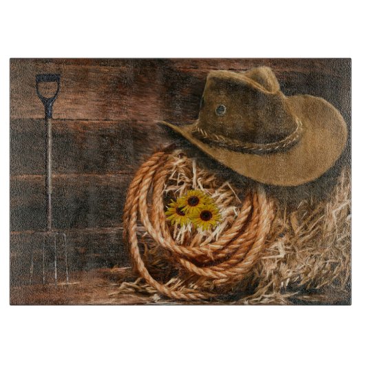 Cowboy Pet Snijplank (Voorkant)