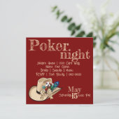 Cowboy Pet Spelen Kaart en Pauw Veer (Staand voorkant)