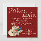 Cowboy Pet Spelen Kaart en Pauw Veer (Voorkant)