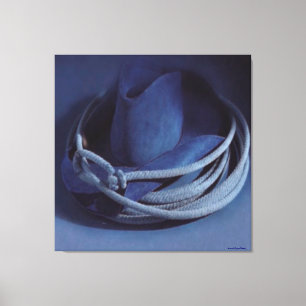 Cowboy Pet Stretted Canvas Print