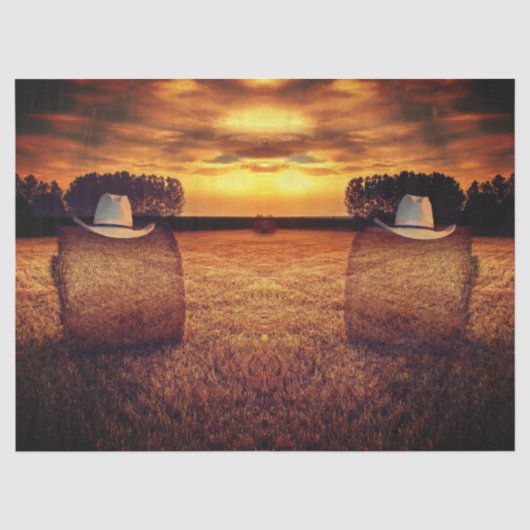 Cowboy Pet Tissuepapier (Voorkant)