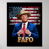 Cowboy Pet - Trump Fafo F in de buurt Ontdek Ameri Poster (Voorkant)