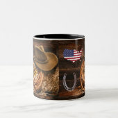 Cowboy Pet Two-Tone Coffee Mok (Center)