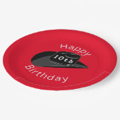 Cowboy pet verjaardag papieren bordje (Gekanteld)