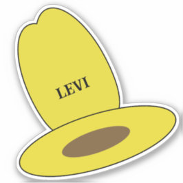 Cowboy Pet Verjaardagsfeestje Sticker