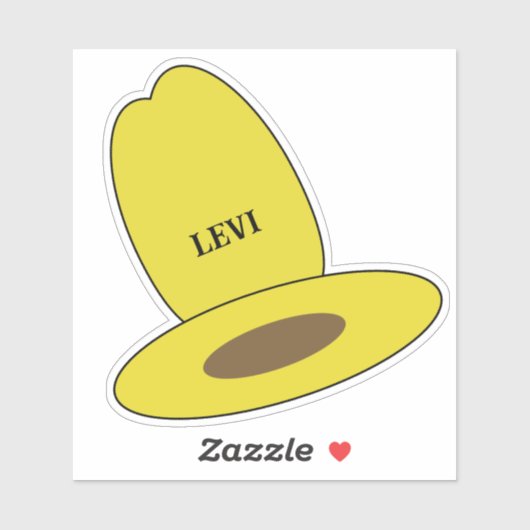 Cowboy Pet Verjaardagsfeestje Sticker (Vel)