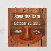 Cowboy Pet Western Rustiek Uitnodiging (Voorkant / Achterkant)