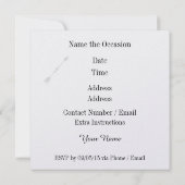 Cowboy Pet Western Rustiek Uitnodiging (Achterkant)