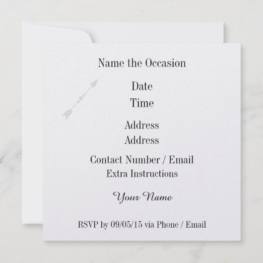 Cowboy Pet Western Rustiek Uitnodiging (Achterkant)