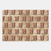 Cowboy Petten Boots Koeienhuid Inpakpapier Vel (Voorkant 2)