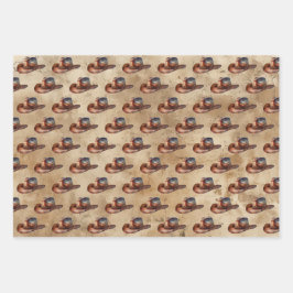 Cowboy Petten Boots Koeienhuid Inpakpapier Vel